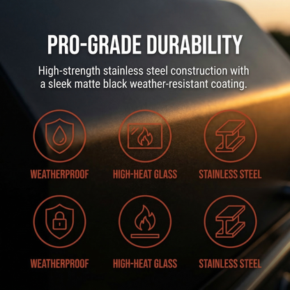 6-Burner Deluxe Stainless Steel Propane Gas Outdoor Kitchen Grill
