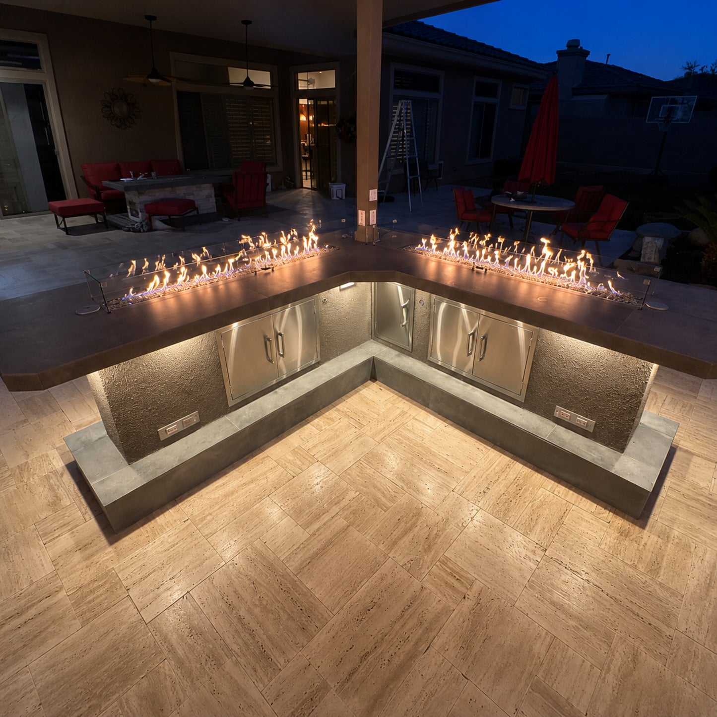 KoKoMo Luxury Outdoor Kitchen BBQ Island - Custom Built Premium Cooking Station for Your Backyard