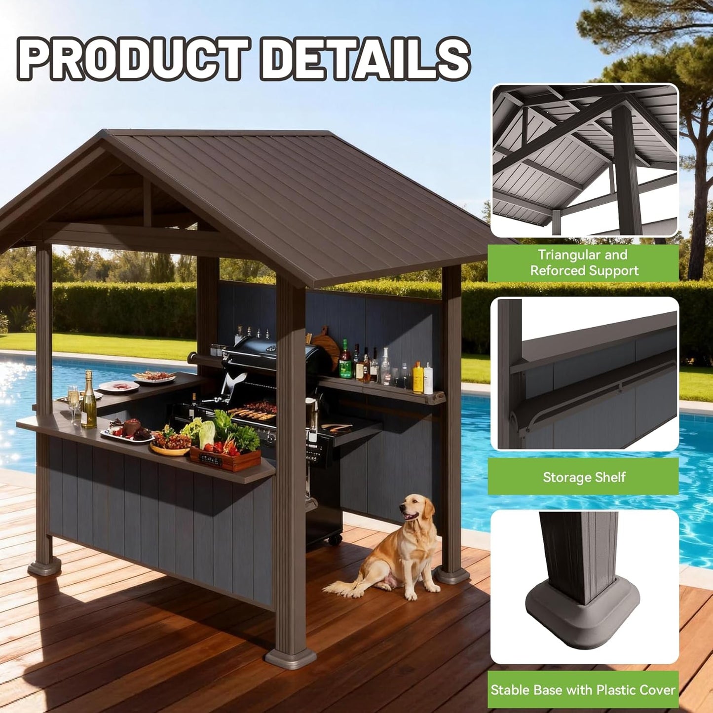 Hardtop Grill Gazebo
