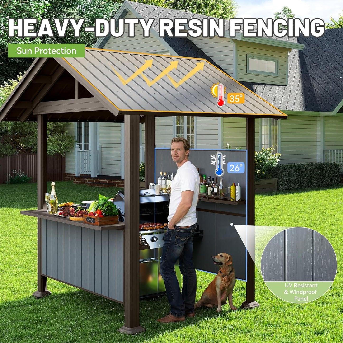 Hardtop Grill Gazebo