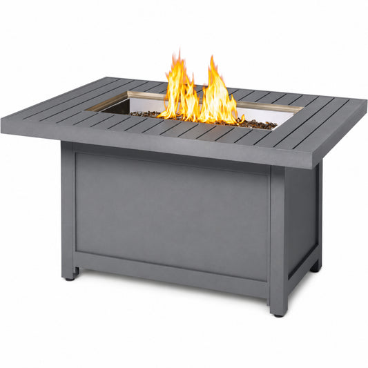 Patioflame Table - Patio Elegance Hamptons Rectangle Fire Table