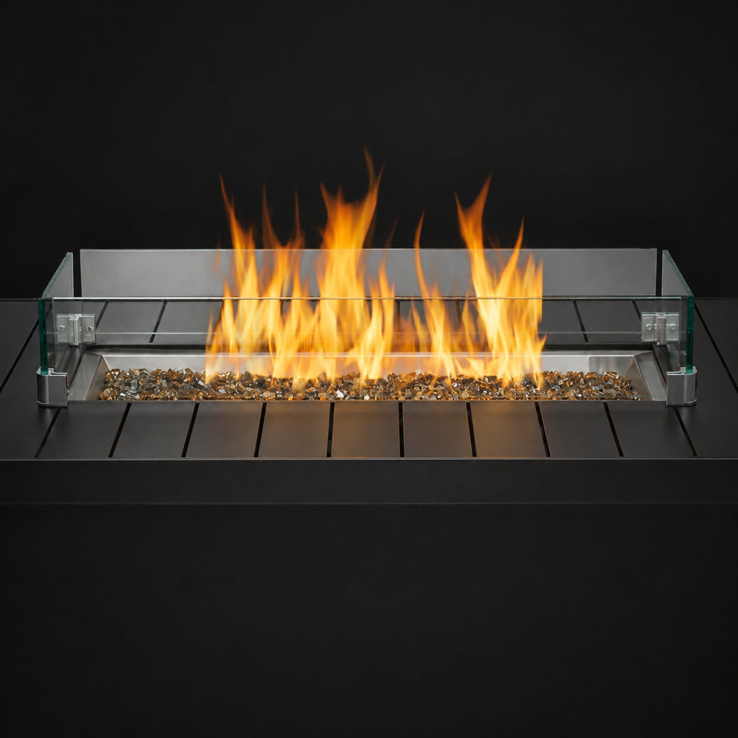 Patioflame Table - Patio Elegance Hamptons Rectangle Fire Table
