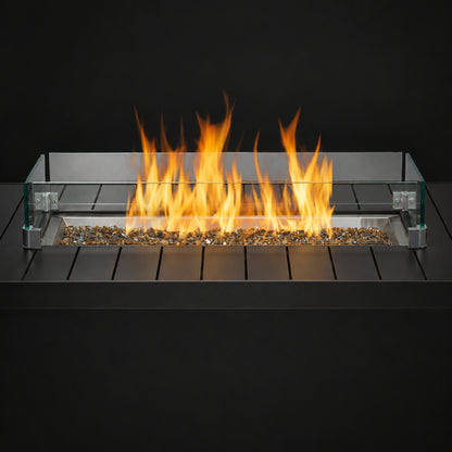Patioflame Table - Patio Elegance Hamptons Rectangle Fire Table