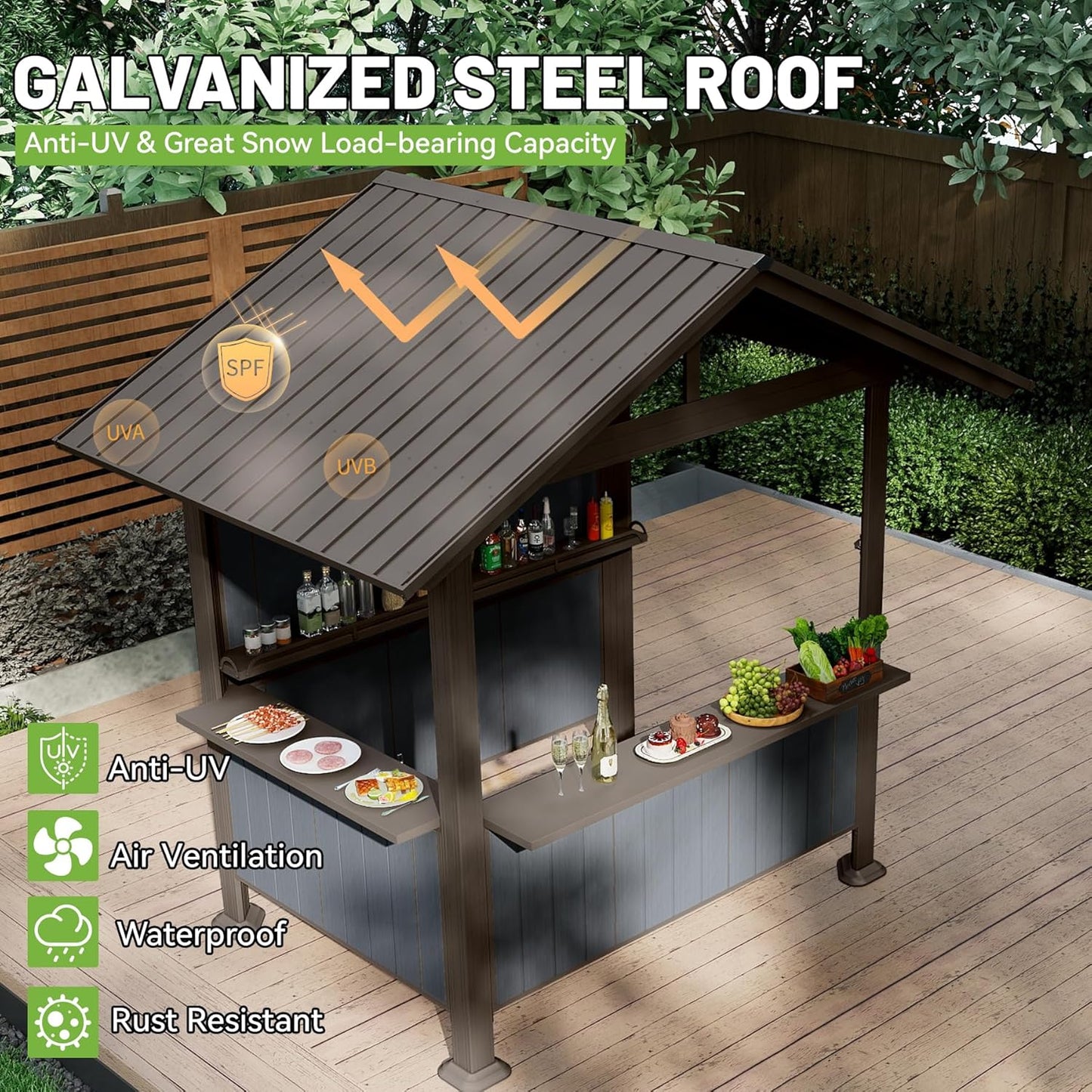 Hardtop Grill Gazebo