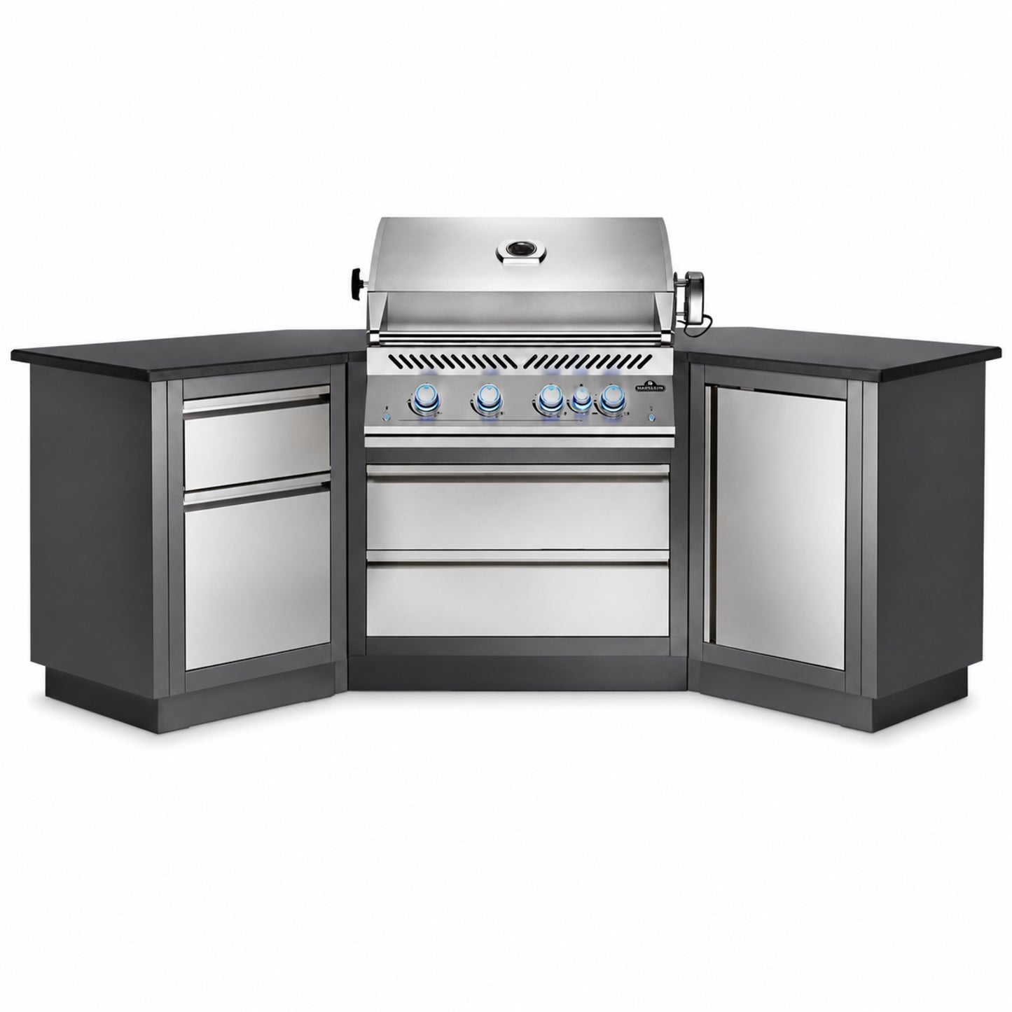 Patio Outdoor Kitchen Grill - Patio Elegance OASIS™ 200 with Built-in 700 Series 32" Gas Grill