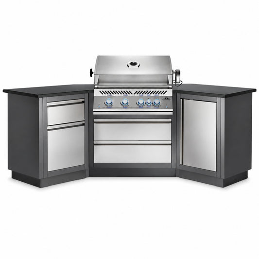Patio Outdoor Kitchen Grill - Patio Elegance OASIS™ 200 with Built-in 700 Series 32" Gas Grill